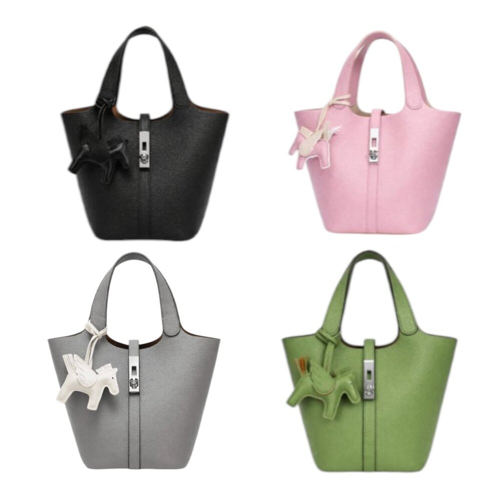 TU-LX The Étrier Bucket Bag Small, With Inner Pouch, Pink Brand New